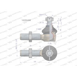 Vairo jungtis Manitou 163504 Warynski