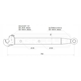 Traukos apatinės galinės sijos c 360 c360