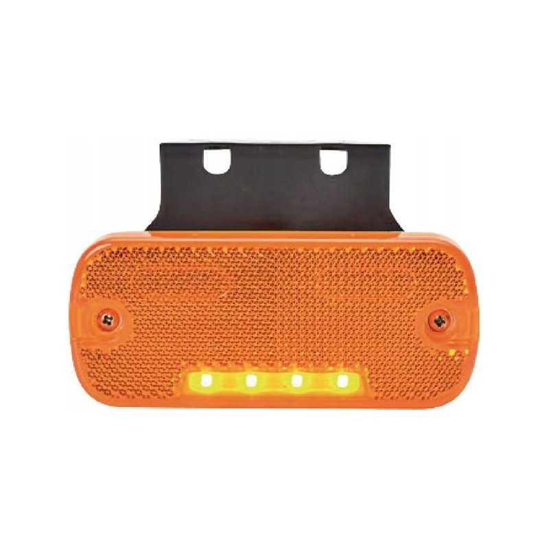 Stačiakampė LED markerinė lempa 12 24v su laidu