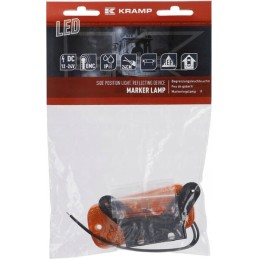 Stačiakampė LED markerinė lempa 12 24v su laidu