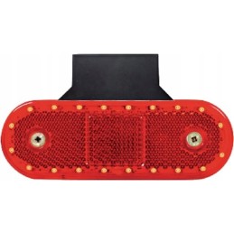 Stačiakampė LED markerinė lempa 12 24v su laidu