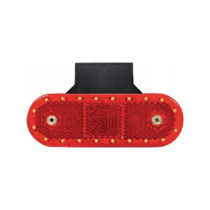 Stačiakampė LED markerinė lempa 12 24v su laidu