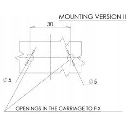 Stačiakampė LED markerinė lempa 12 24v su laidu