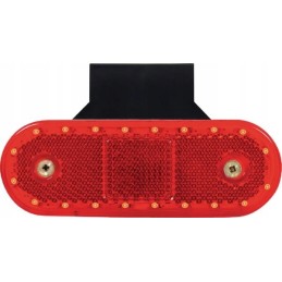 Stačiakampė LED markerinė lempa 12 24v su laidu