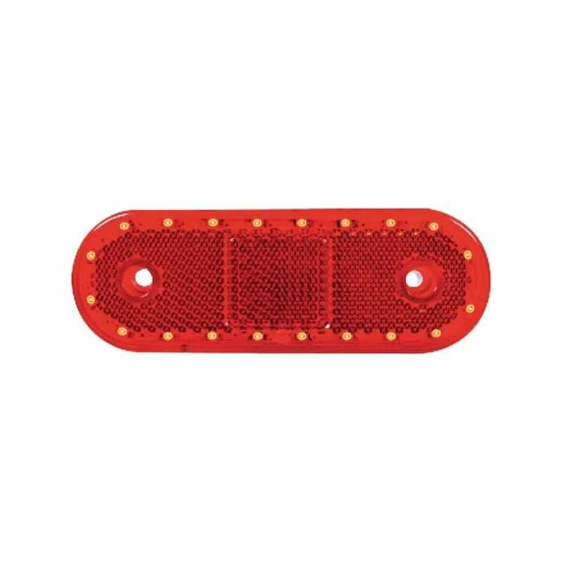 Stačiakampė LED markerinė lempa 12 24v su laidu