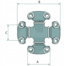 Krzyzak dėklas ih 72702472 granitas