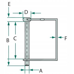 Vamzdinis kaištis, skersmuo 10 mm, 90 mm