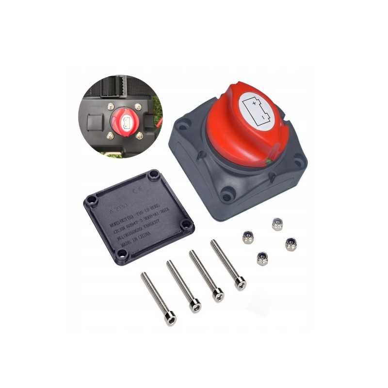 Įžeminimo srovės jungiklis, akumuliatoriaus svirtis 12 48v 1250a