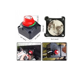 Įžeminimo srovės jungiklis, akumuliatoriaus svirtis 12 48v 1250a