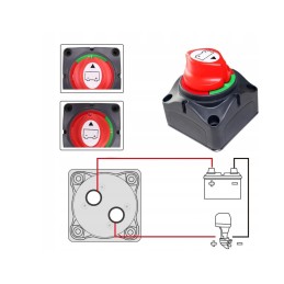 Įžeminimo srovės jungiklis, akumuliatoriaus svirtis 12 48v 1250a