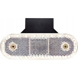 Stačiakampė LED markerinė lempa 12 24v su laidu