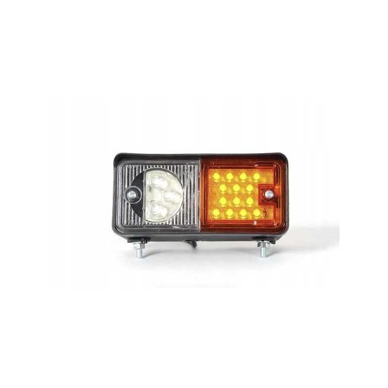 LED indikatorius ir stovėjimo lemputė kairėje, 12 24v