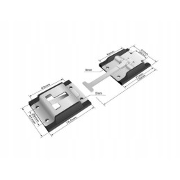 Cinkuota durų spyna puspriekabei ir priekabai