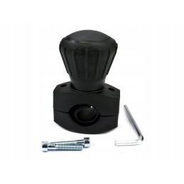 Vairo rankenėlė ant guolio yra juoda