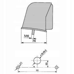 Kairysis priekinis žibintas Ford Cobo traktoriaus 83960357