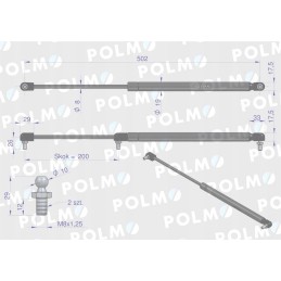 Stogo pavara 3027294m1 tinka Massey Ferguson