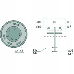 Fendt g117900111010 darbo šviesos jungiklis