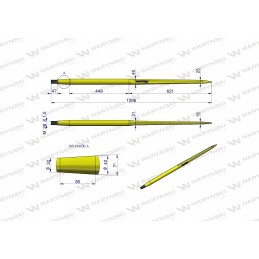Sunkusis krautuvas 1200 mm 5193 51563 Warynski