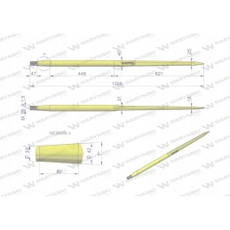 Sunkusis krautuvas 1200 mm 5193 51563 Warynski