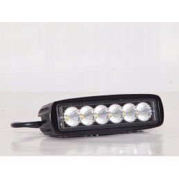 Darbinė prožektorinė lempa 6xled 12 24v potvynis