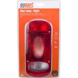 Kombinuotas galinis žibintas 84x84mm dešinė kairė LA45034r