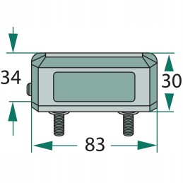 Herth autobuso valstybinio numerio lemputė