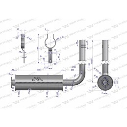 Duslintuvas Bison Record kombainui Z058, sukomplektuotas, Warynski