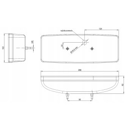 Kairysis kombinuotas žibintas ursus c360 priekaba 50557451