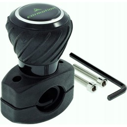 Universali vairo rankenėlė su rutuliniais guoliais, juoda