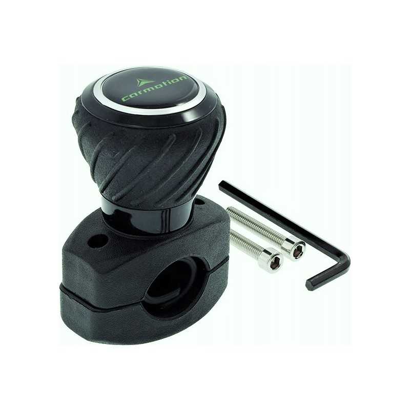 Universali vairo rankenėlė su rutuliniais guoliais, juoda