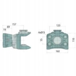 Automatinis kablys su apykakle hs1200 fl15 be s