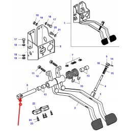 Vha9224 stabdžių pedalo varžtas m6 x 12