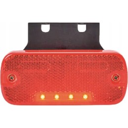 Stačiakampė LED markerinė lempa 12 24v su laidu