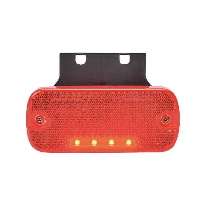 Stačiakampė LED markerinė lempa 12 24v su laidu