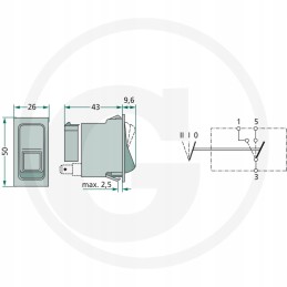 Fendt x830241011000 ventiliatoriaus jungiklis