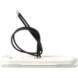 Stačiakampė LED markerinė lempa 12 24v su laidu