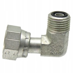 Hidraulinė alkūnės jungtis 2x 13 16 orfs 620 bar