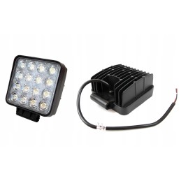 Halogeninė prožektorių lempa 48w 16 led 4000lm 12 24v