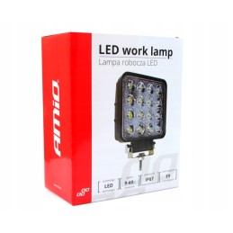 Halogeninė prožektorių lempa 48w 16 led 4000lm 12 24v
