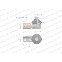 Vairo jungtis 70mm m20x1 5 3141532r93 waryn