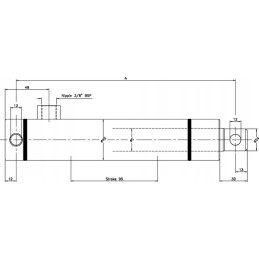 Stabdžių cilindras su spyruokle, tipas bcs, vidinis