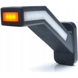 Priekinis, galinis ir dešinysis kairės pusės gabaritinis žibintas