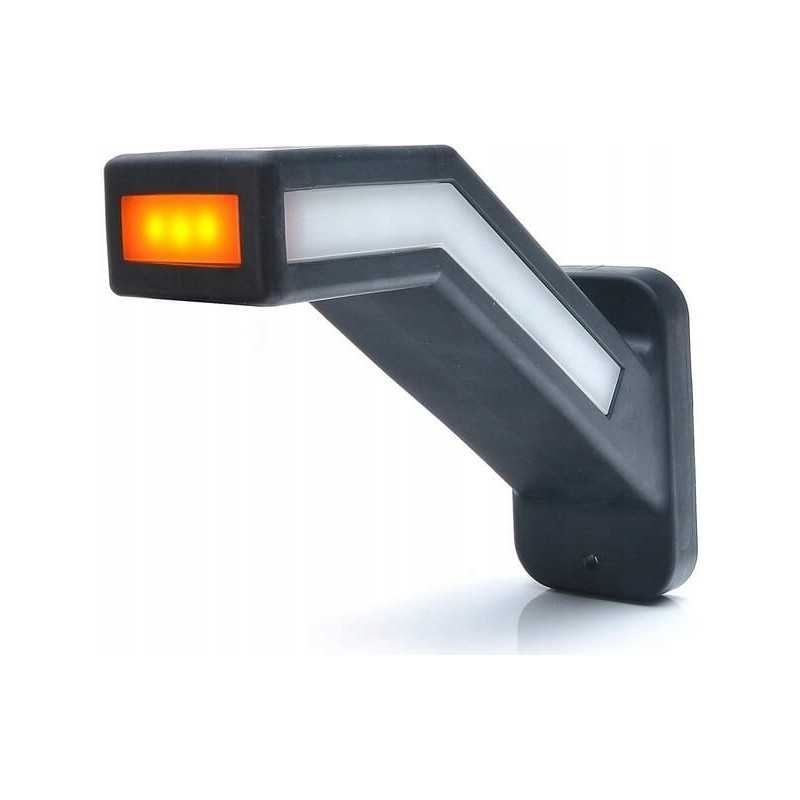 Priekinis, galinis ir dešinysis kairės pusės gabaritinis žibintas