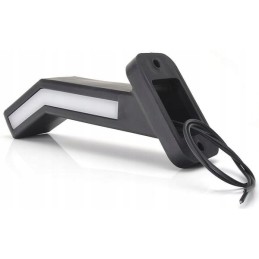 Priekinis, galinis ir dešinysis kairės pusės gabaritinis žibintas