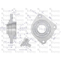 Case MF magneton starterio galvutė 9142720