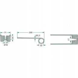 Rinktuvas velgeriui, pakuotė 10, 200 mm, 10 vnt