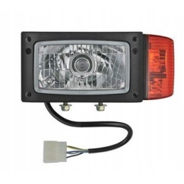 Priekinis žibintas su korpusu h4 4f kairėje su posūkio signalu