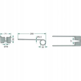 Rinktuvas velgeriui, pakuotė 10, 200 mm, 10 vnt