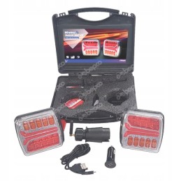 Belaidis mašinos priekabos apšvietimo komplektas