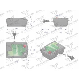 Elektrifikatorius 2j mains rf 2001 karališkasis ūkis